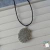 Кулон Дзеркало 18*25 Ажур. Колір срібло. На шнурку
